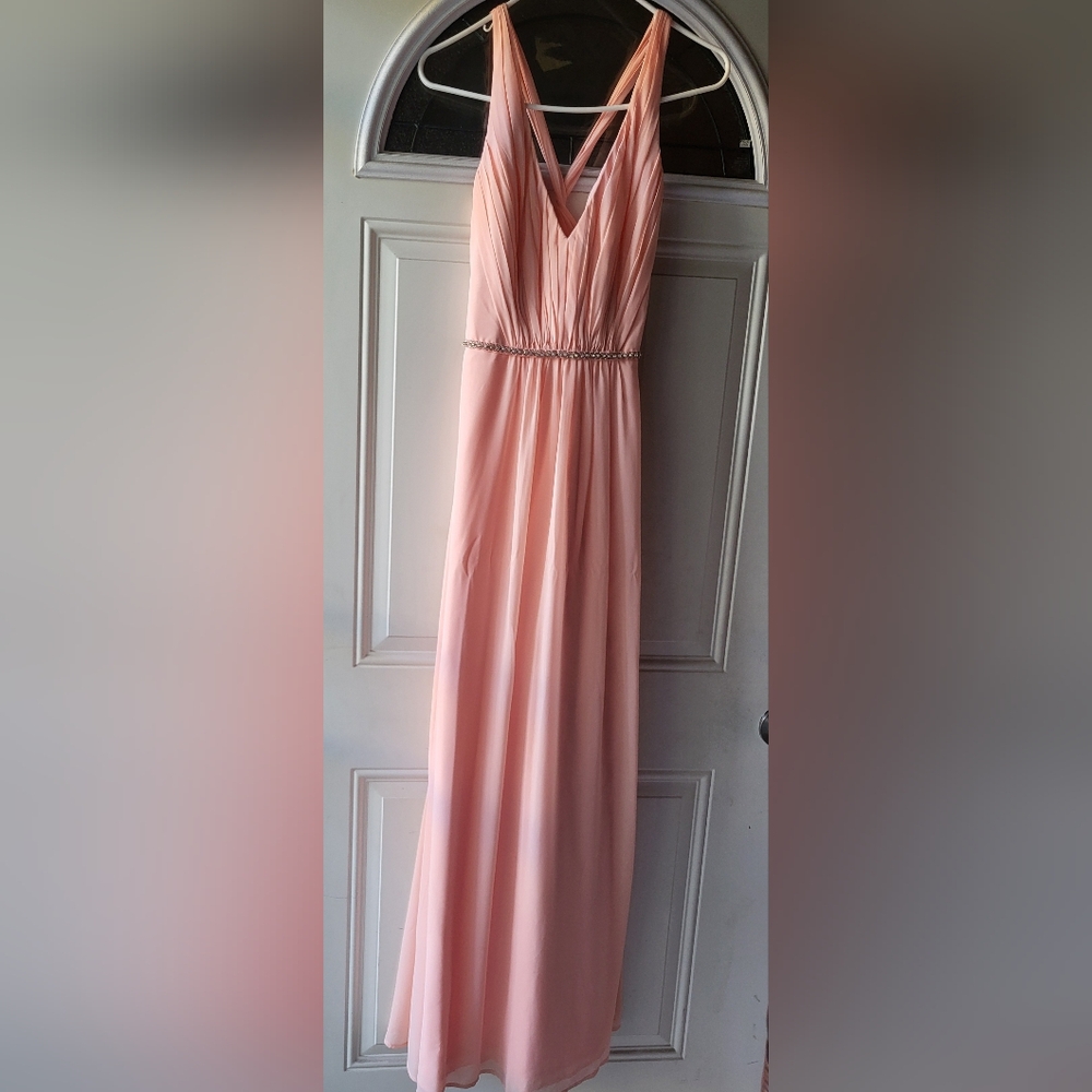 Jenny Packham Blush Pink Maxi Dress
